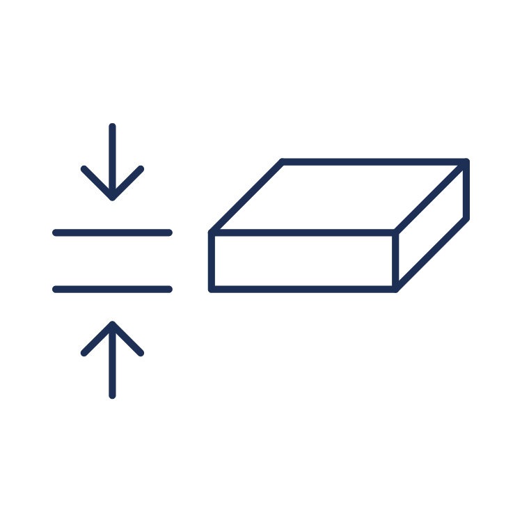 Surépaisseur utilisée pour compenser